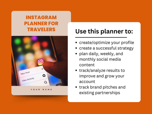 Instagram Planner for Travelers