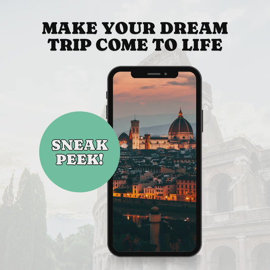 Travel Itinerary Template | Fully Customizable Canva Template | Mobile-Friendly Version
